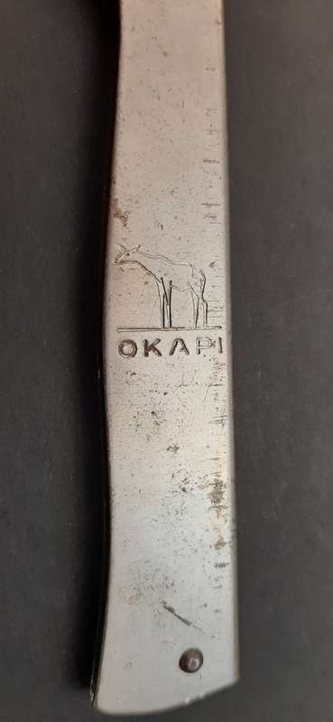 ** ORIGINAL- WW2 German Okapi 1930s Steel Slip-Joint Knife [ 18cm ] (Complete).**
