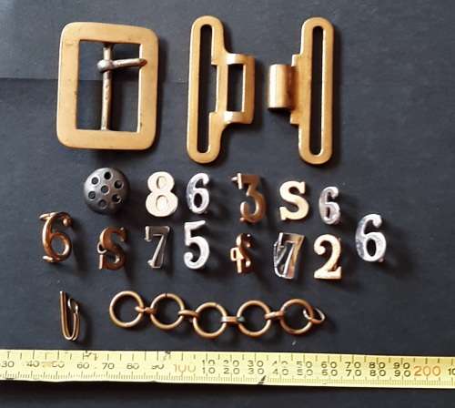 ** ORIGINAL- Assortment of Victorian British Police Badges and Belt Buckles (19 Pcs).**