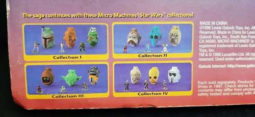 **MINT CONDITION : STAR WARS 1996/7 `Micro Machines` Collection III Jawa, Yoda and Leia.  .**