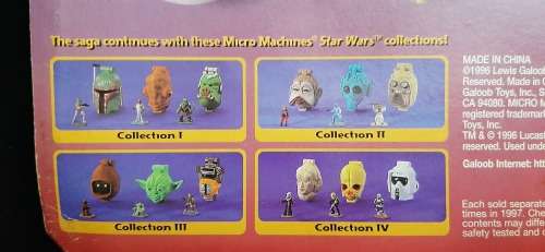 **MINT CONDITION : STAR WARS 1996/7 `Micro Machines` Collection IV Scout Trooper et al .**