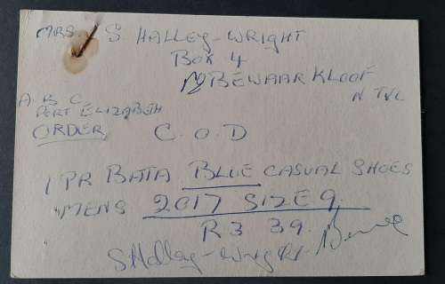 ** 1961 Republic of South Africa 1½c Durban Postcard.**