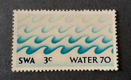** 1970 SWA Water Campaign 3c Stamp (Unused).**