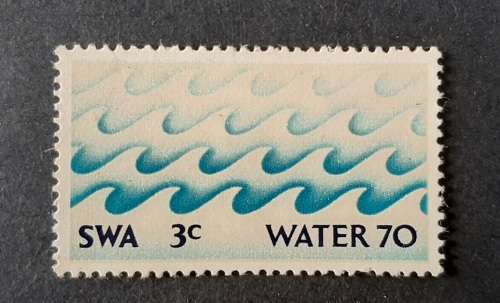** 1970 SWA Water Campaign 3c Stamp (Unused).**