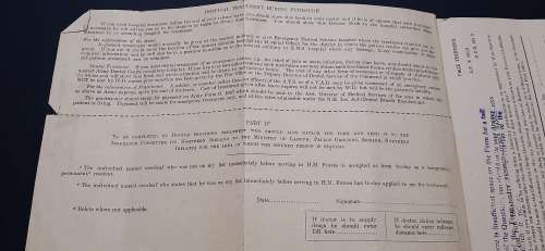 ** ORIGINAL- WWII British Army Soldier`s Release Book and .925 Sterling Silver ID Bracelet.**