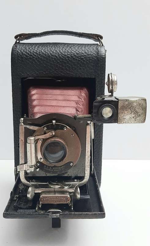 ** ORIGINAL: 1902 Eastman Kodak No.3 Model E-4 Camera and Leather Case.**