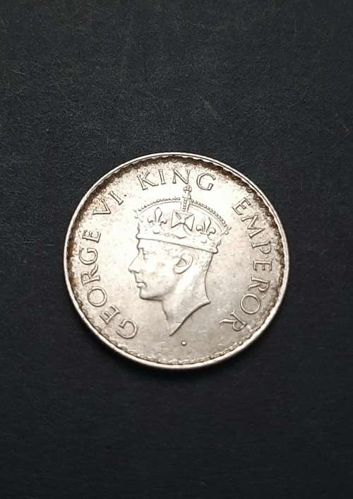 ** 1940 India ¼ Rupee .500 Silver Coin #1  ( XF ) [Uncirculated].**