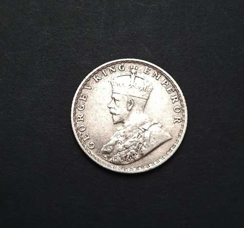 ** 1936  India ¼ Rupee .917 Silver Coin  ( VF/ XF ) [Circulated].**