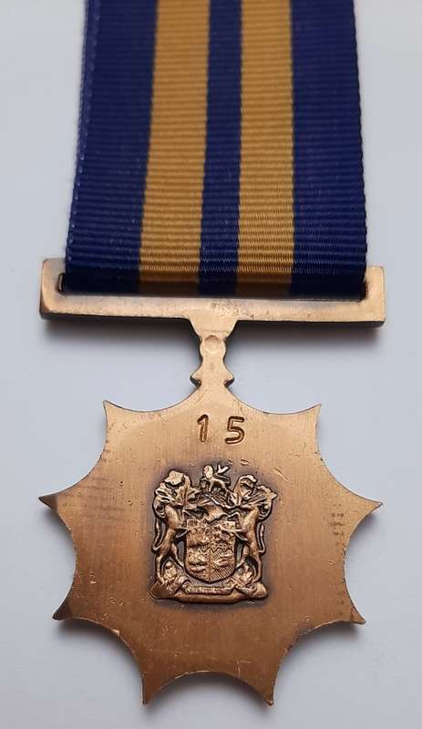 ** Azanian Peoples` Liberation Army (APLA) Bronze Medal for Merit w/ Ribbon  [Full-Size].**