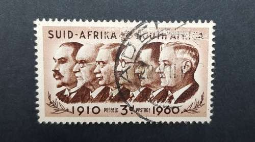 ** 1960 South Africa (1910-1960) 3d Prime Ministers Stamp (Used).**