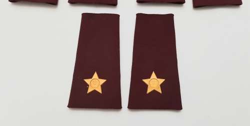 ** Border War : 1980s S.A.M.S Officer`s Slip-On Rank and Step-Out Tie ( x 7 pcs ).**