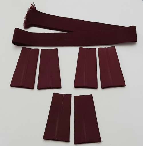** Border War : 1980s S.A.M.S Officer`s Slip-On Rank and Step-Out Tie ( x 7 pcs ).**