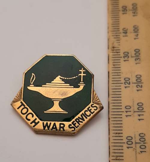 ** WW2 : South African  TOCH War Services Badge (S.A. Mint Marked).**