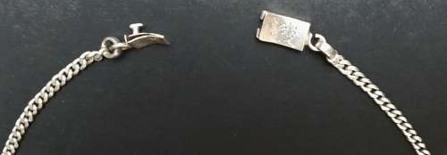 ** STUNNING:  1940s Southern Rhodesia .925 Silver Coin Rivière Ladies` Necklace (66.20 g).**