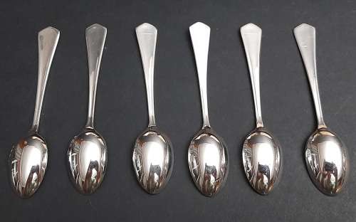 Stunning .925 Sterling Silver 1937 King George VI Coronation Tea Spoon Set (x6)