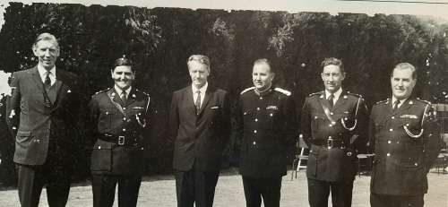 ** 1970 Official Photograph C/O `s , 1st Battalion The Rhodesian Light Infantry (51cm x 46cm).**