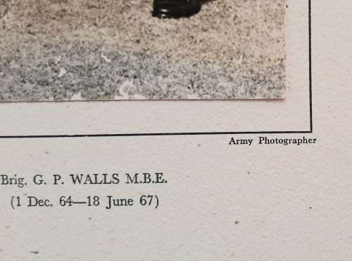 ** 1970 Official Photograph C/O `s , 1st Battalion The Rhodesian Light Infantry (51cm x 46cm).**