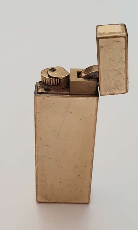 ** ORIGINAL- Cartier of Paris Gold-Plated and Enamel Gas Lighter (UNTESTED).**