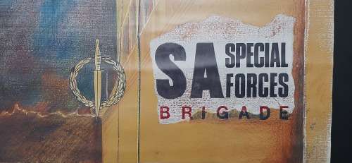 ** 1990s South African Special Forces Brigade Recruitment Poster (61cm x 43cm).**