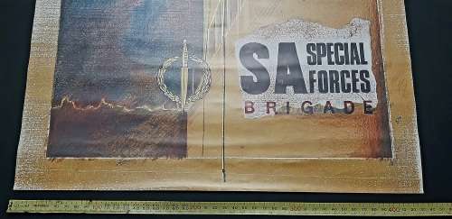 ** 1990s South African Special Forces Brigade Recruitment Poster (61cm x 43cm).**