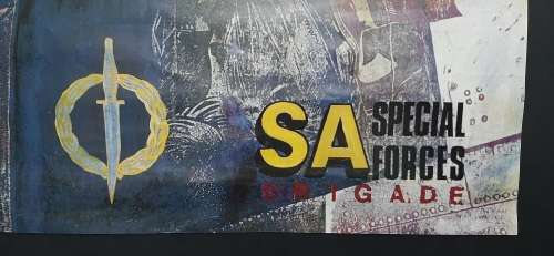 ** 1990s South African Special Forces Brigade Recruitment Poster (61cm x 43cm).**