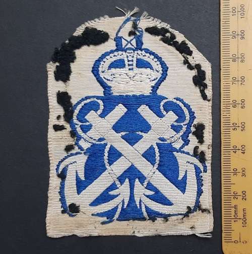 ** WW2 Royal Navy : Petty Officer Tropical Dress Rank Insignia.**
