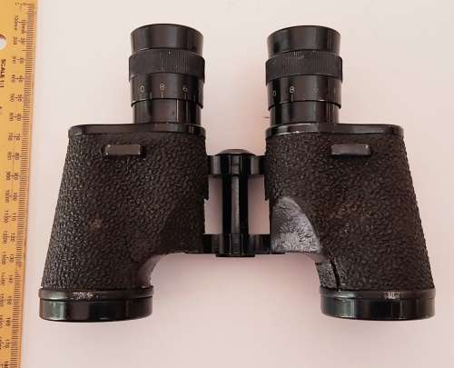 ** WW2 : 1942 Union Defence Force M6 Binoculars and Patt.37 Webbing Case.**