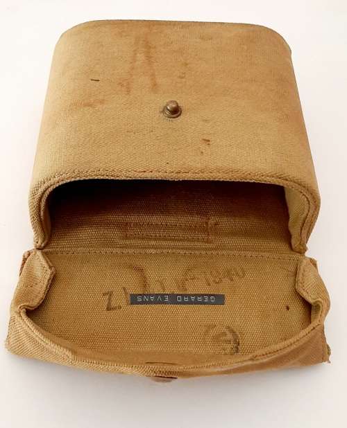 ** WW2 : 1942 Union Defence Force M6 Binoculars and Patt.37 Webbing Case.**