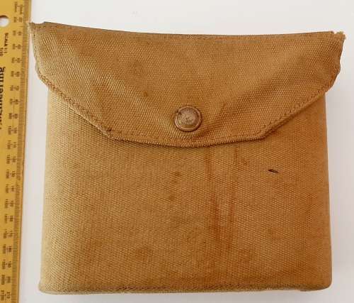 ** WW2 : 1942 Union Defence Force M6 Binoculars and Patt.37 Webbing Case.**