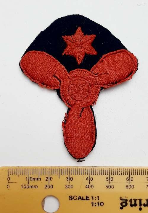 ** WW2 : Royal Navy Leading Stoker (Petty Officer) Trade Sleeve Insignia. **