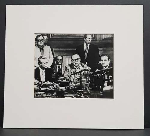 1970s Prime Minister B.J. Vorster and Pik Botha Press Photo - The Star Newspaper