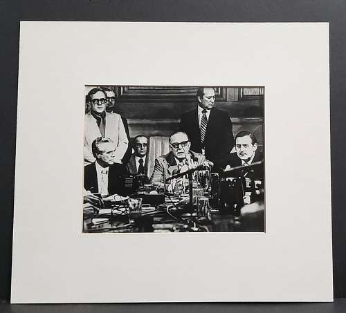 1970s Prime Minister B.J. Vorster and Pik Botha Press Photo - The Star Newspaper