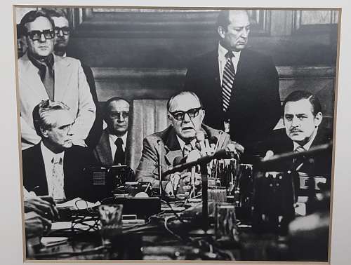 1970s Prime Minister B.J. Vorster and Pik Botha Press Photo - The Star Newspaper