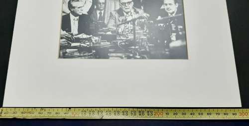 1970s Prime Minister B.J. Vorster and Pik Botha Press Photo - The Star Newspaper