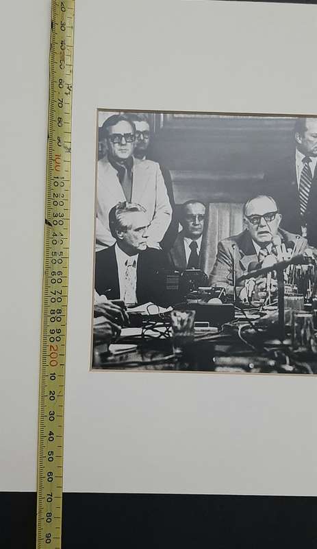 1970s Prime Minister B.J. Vorster and Pik Botha Press Photo - The Star Newspaper