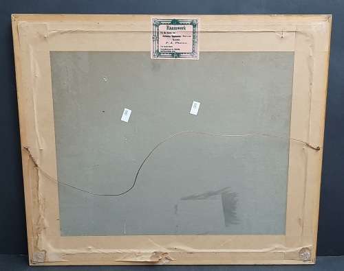 1930s Special Service Battalion (SSB) Mounted Officer Large Framed Photograph