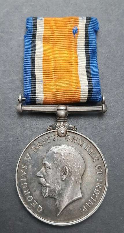 ** WWI (1914-1918) Silver British War Medal w/ Ribbon (33,18g) [Royal Artillery].**