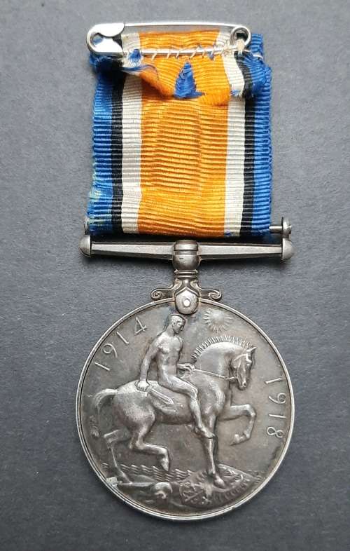 ** WWI (1914-1918) Silver British War Medal w/ Ribbon (33,18g) [Royal Artillery].**