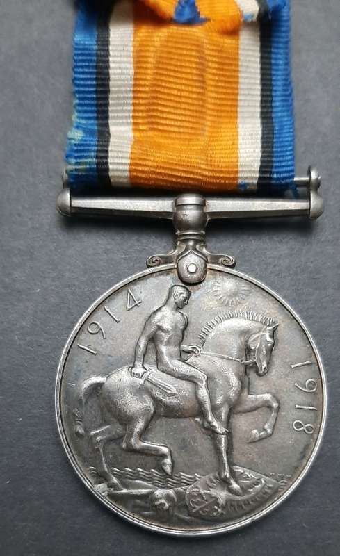 ** WWI (1914-1918) Silver British War Medal w/ Ribbon (33,18g) [Royal Artillery].**