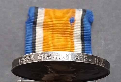 ** WWI (1914-1918) Silver British War Medal w/ Ribbon (33,18g) [Royal Artillery].**