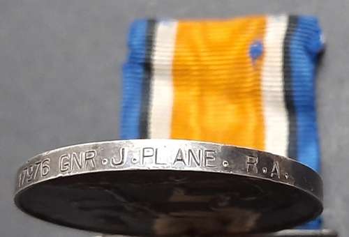 ** WWI (1914-1918) Silver British War Medal w/ Ribbon (33,18g) [Royal Artillery].**