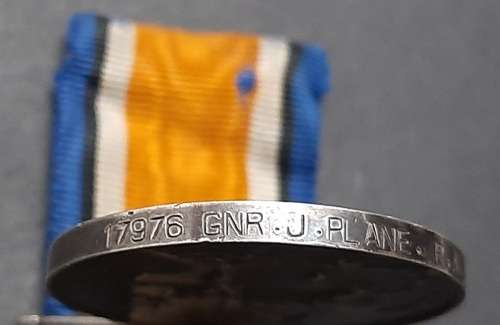 ** WWI (1914-1918) Silver British War Medal w/ Ribbon (33,18g) [Royal Artillery].**