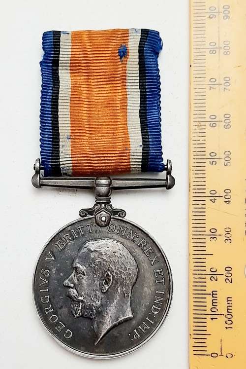 ** WWI (1914-1918) Silver British War Medal w/ Ribbon (33,18g) [Royal Artillery].**