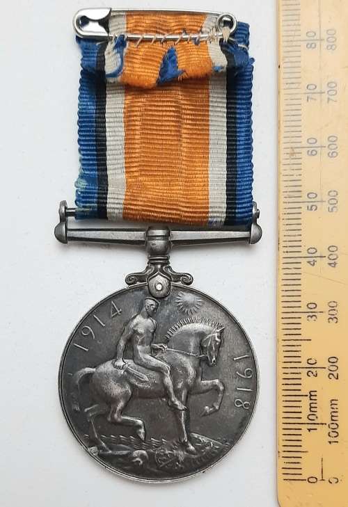 ** WWI (1914-1918) Silver British War Medal w/ Ribbon (33,18g) [Royal Artillery].**