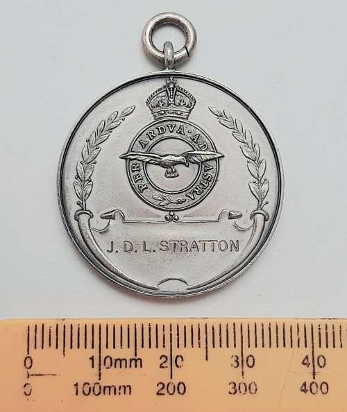 ** Royal Air Force .925 Silver Medallion : 1934 Mosul Flight Relay No.30 B Squadron (Birmingham).**