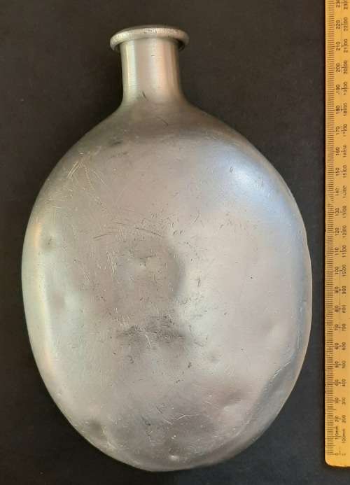 ** WWI (1914-18) Bulgarian Infantry Aluminium Waterbottle/Canteen ( USED ).**