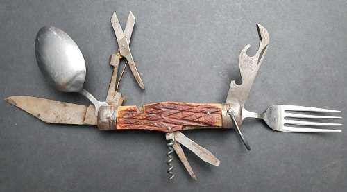 ** 1950s Japanese Export Military/ Scout Multi-Tool Pocket Knife ( 8 Function).**