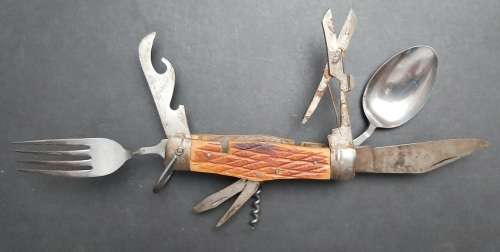 ** 1950s Japanese Export Military/ Scout Multi-Tool Pocket Knife ( 8 Function).**