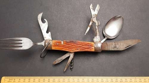 ** 1950s Japanese Export Military/ Scout Multi-Tool Pocket Knife ( 8 Function).**