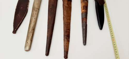 **Assorted 19th Century Indonesian Kris Dagger Scabbards (x 6).**
