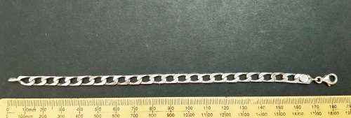 **  .925 Sterling Silver Ladies` Snake Chain Bracelet (18cm).**
